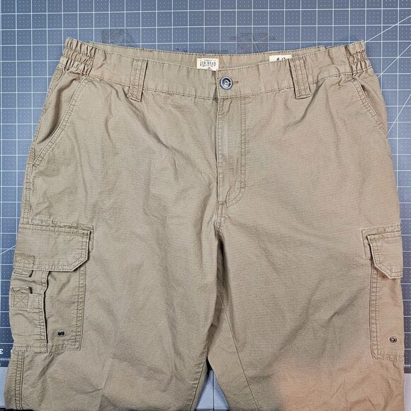 Redhead Cargo Pants 40x30 Fulton Khaki Tan Ripstop Canvas Work Stretch Outdoors - Picture 4 of 16
